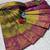 Parot Green Rani color art silk blend sarees with blouse