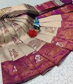 Multy color art silk blend sarees with blouse