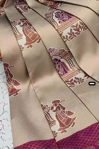 Multy color art silk blend sarees with blouse