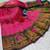 Pink Green color art silk blend sarees with blouse