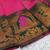 Pink Green color art silk blend sarees with blouse