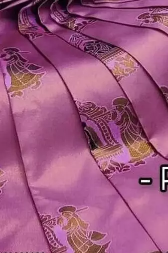 BabyPink Green color art silk blend sarees with blouse
