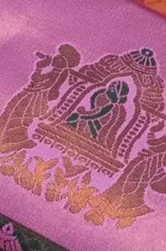 BabyPink Green color art silk blend sarees with blouse