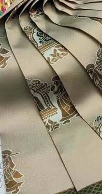 Multy color art silk blend sarees with blouse 4