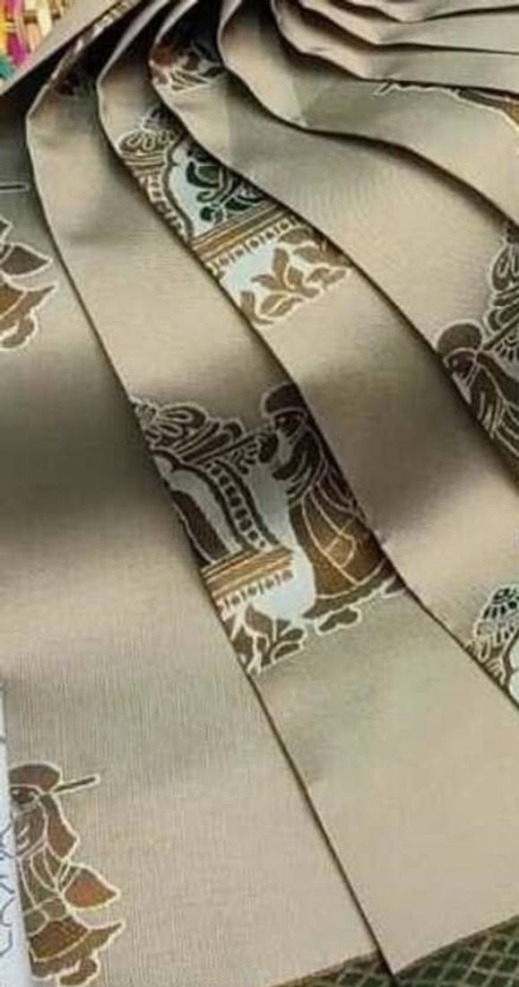 Multy color art silk blend sarees with blouse