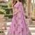 Women's Pink Zari Seqeunce Embroidery Work Lehenga Choli