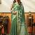 green cotton blend office wear saree