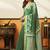 green cotton blend office wear saree