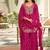 Pink wedding collection chinon silk full stitched suits free size upto size 44
