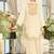 White wedding collection chinon silk full stitched suits free size upto size 44