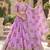 Women's Lavender Zari Sequin Embroidery Work Lehenga Choli