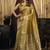 gold tissue with tassels traditional wear saree