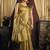 gold tissue with tassels traditional wear saree