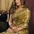gold tissue with tassels traditional wear saree