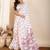 Wine printed semi cotton saree with blouse
