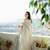 Beautiful White Colour Fully Flair Gown Set Designer Suit Set  