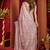 Mauve velvet heavy embroidery sequence work party wear saree