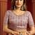 Mauve velvet heavy embroidery sequence work party wear saree