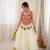White Multicolour Navratri Lehenga Choli