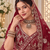 Maroon Color Embroidered,Beads,Zari And Sequins Work Silk _Blend Lehnega Choli