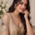 Cream Color Embroidered,Beads,Zari And Sequins Work Net Lehnega Choli