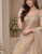 Cream Color Embroidered,Beads,Zari And Sequins Work Net Lehnega Choli