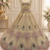 Cream Color Embroidered,Beads,Zari And Sequins Work Net Lehnega Choli