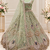 Light Green Color Embroidered,Beads,Zari And Sequins Work Net Lehnega Choli
