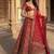 RED COLOUR DESIGNER WEDDING WEAR LAHENGHA 