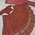RED COLOUR DESIGNER WEDDING WEAR LAHENGHA 