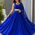 Navy Blue Navratri Lehenga Choli With Dupatta
