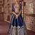 BLUE COLOUR DESIGNER TRADITIONAL LAHENGHA CHOLI 