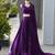 Purple Mirror Navratri Lehenga Choli With Dupatta