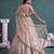 Off White Designer Embroidered Butterfly Net Lehenga Choli Set