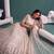 Off White Designer Embroidered Butterfly Net Lehenga Choli Set