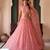 Light Pink Designer Embroidered Butterfly Net Lehenga Choli Set