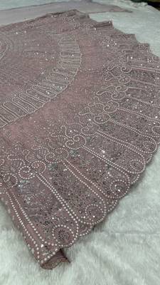 LIGHT PEACH COLOUR DESIGNER LAHENGHA CHOLI  4