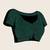 dark green zari work silk blend saree with blouse