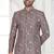 Brown embroidered jodhpuri suit for men