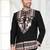 Black embroidered jodhpuri suit / bandhgala