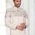 White floral embroidered jodhpuri suit for men