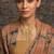 Radiant fringe statement choker necklace