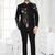 Black embroidered designer jodhpuri suit for men