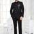 Black metallic embroidered jodhpuri suit for men