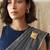 Gold textured square pin brooch