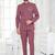 Pink designer bandhgala suit for men