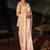 cream madhuri silk blend zari, thread, sequins, cut-dana with moti heavy hand work saree with blouse