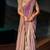 mauve tanchoi silk blend zari, cut-dana, moti with emerade heavy hand work saree with blouse
