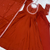 Rust orange thread & zari work chanderi anarkali set
