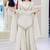Off white real mirror work roman silk kurta palazzo set